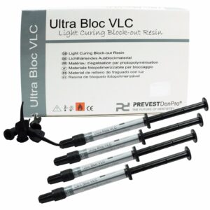 Prevest Ultra Bloc VLC Light Cure Resin Based Block-Out 4 x Syringe 1.2ml
