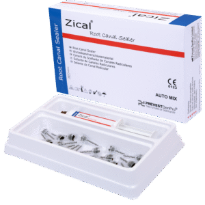 Prevest DenPro ZICAL Automix Dual Cartridge Antibacterial ZOE Root Canal Sealant