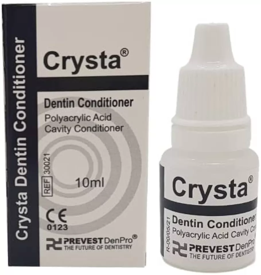Dental CRYSTA Polyacrylic Asid Cavity Dentine Conditioner 10ml Pack - Image 3