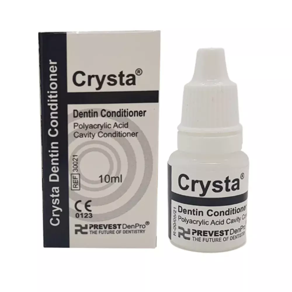 Dental CRYSTA Polyacrylic Asid Cavity Dentine Conditioner 10ml Pack