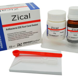 Prevest Denpro Zical Antibacterial ZOE Root Canal Sealant Powder & Liquid