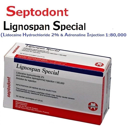 Septodont Lignospan Special (50 cartridges)