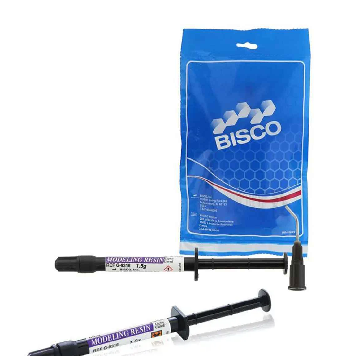 Bisco Modeling Resin Light Cured Low Viscosity Micro Filled 2 x 1.5g Syringe