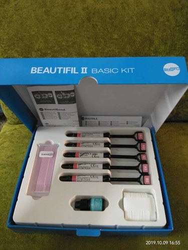 Shofu Beautifil II Basic Light Cure Dental Restorative Material Composite Kit - Image 4
