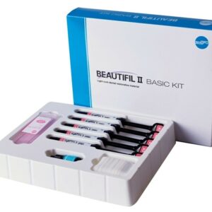 Shofu Beautifil II Basic Light Cure Dental Restorative Material Composite Kit
