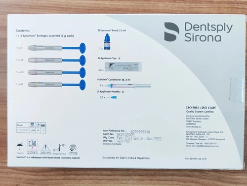 DentSply Spectrum Universal Microhybrid Composite Restorative Kit - Image 3