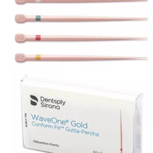 Dentsply Sirona WaveOne Gold Gutta-Percha Points Replacements for Dental Endodontics
