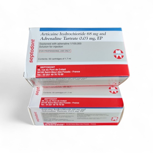 Septodont Septanest 4% Articaine With 1:100,000 Epinephrine - Image 2