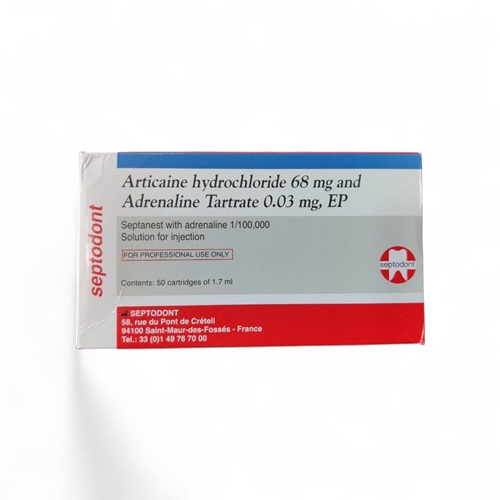 Septodont Septanest 4% Articaine With 1:100,000 Epinephrine - Image 3
