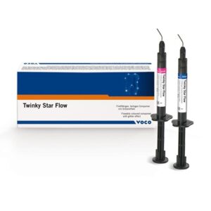 Voco Twinky Star Flow Coloured Light Curing Compomer Glitter Effect