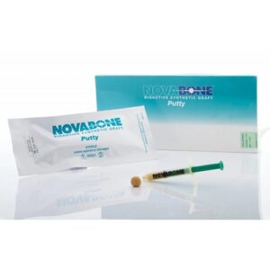 Novabone Dental Putty Tube Form Unique Premixed Moldable Bonne Graft 0.5cc