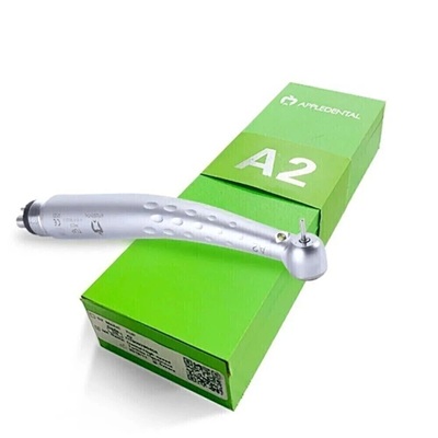 Apple Dental A2 LED High Speed Turbine 2 Hole Handpiece Push Button Triple Water - Image 3