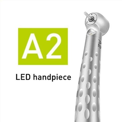 Apple Dental A2 LED High Speed Turbine 2 Hole Handpiece Push Button Triple Water - Image 4