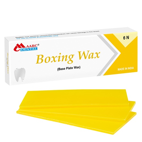 Maarc Dental Boxing Wax Soft and tacky material 6 Sheets Pack 6 inch