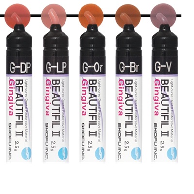 Shofu Beautifil II Gingiva Pink Shade Gingival Composite 2.5g - Image 3