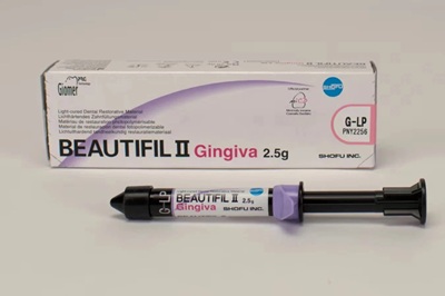 Shofu Beautifil II Gingiva Pink Shade Gingival Composite 2.5g