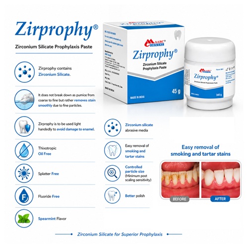 Maarc Zirprophy Zicronium Based Prophylaxis Cleaning & Polishing Paste - Image 3