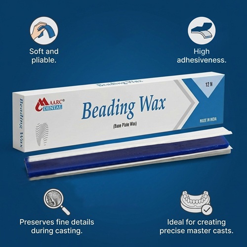 Maarc Dental Beading Wax Soft And Pliable Base Plate Wax - Image 2