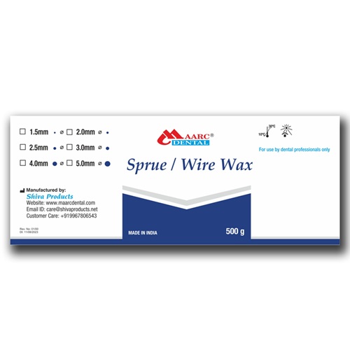Maarc Dental Wire Wax Specially Designed Wax For Creating Sprues In Dental Casting