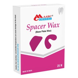 Maarc Dental Spacer Wax Base Plate Wax 25 Sheets