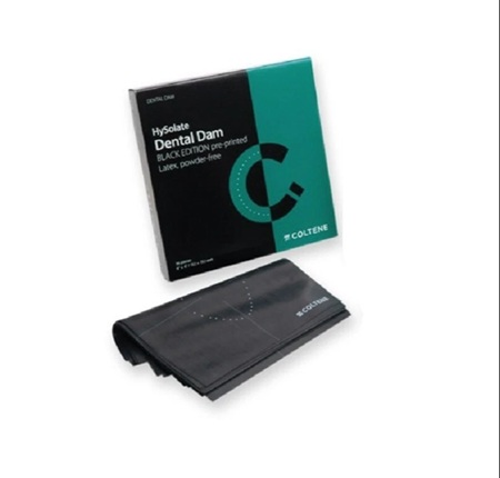 Coltene Dental Rubber Dam Sheets Black Edition Pre Printed Latex Powder Free - Image 3
