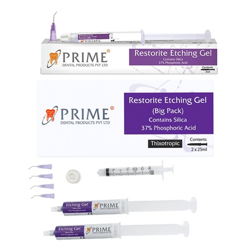 Prime Dental Restorite Etching Gels Formulation of 37% Phosphoric Acid