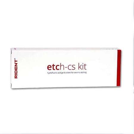 Rident Etch-CS Kit Hydrofluoric Acid Gel And Silane For Ceramic Etching - Image 2