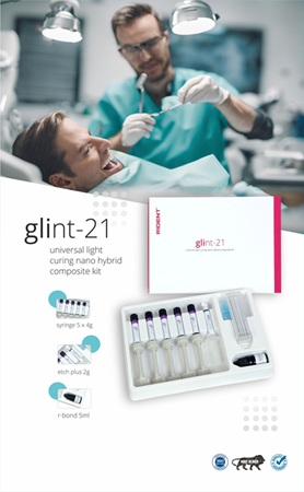 Rident Glint-21 Universal Light Curing Nano Hybrid Composite Kit - Image 2